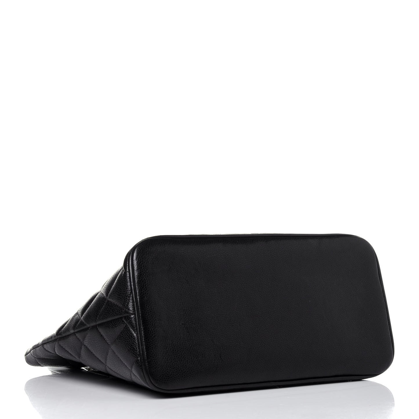 Caviar Quilted Medallion Tote Black