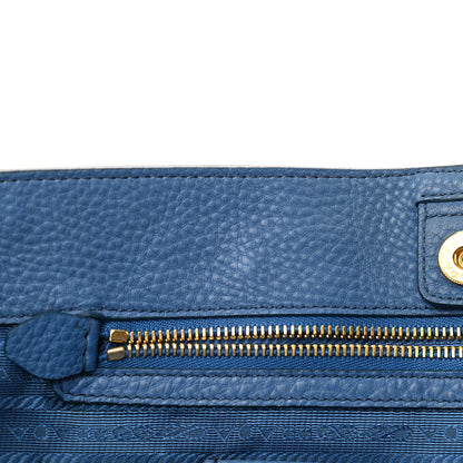 Prada Vitello Daino Tote Cobalto 9 of 16