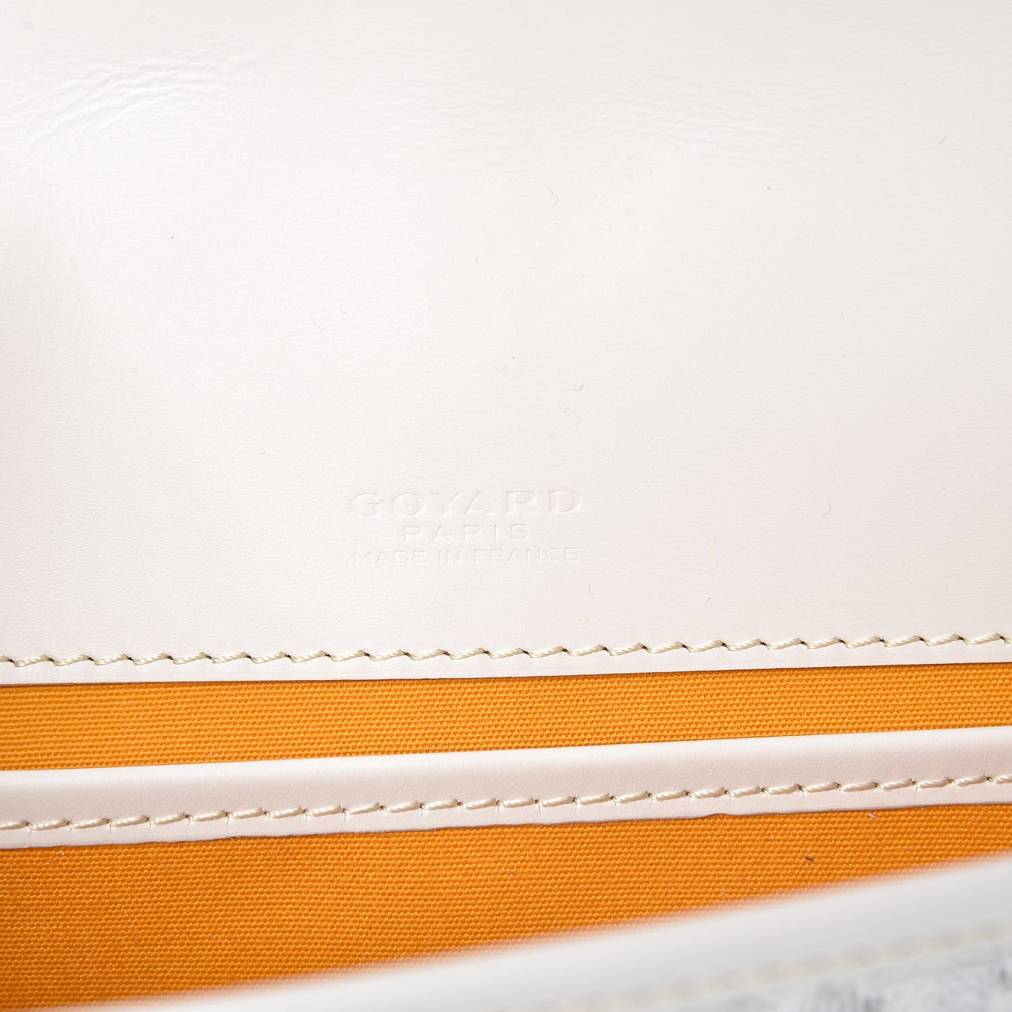 Goyardine Belvedere II PM Messenger Bag White