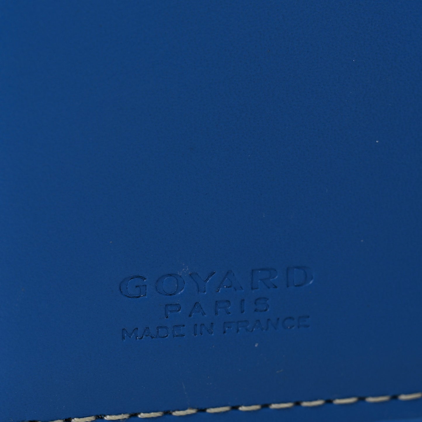 Goyardine Saint Marc Folding Card Case Sky Blue