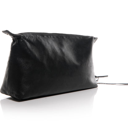 Chanel Lambskin Python Tassel Cerf Pochette Black 3 of 7