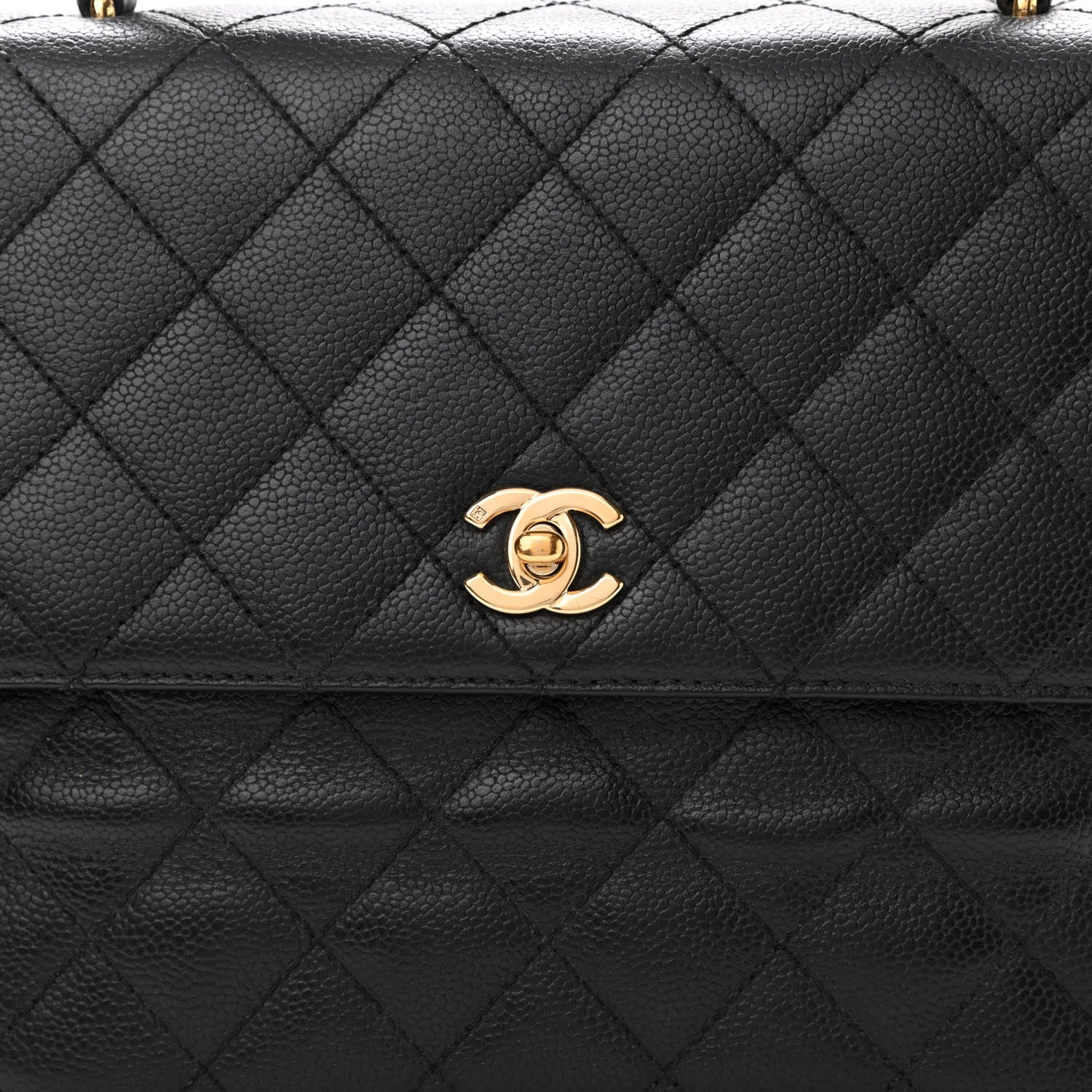 Chanel Caviar Quilted Jumbo Kelly Flap Black 8 of 11