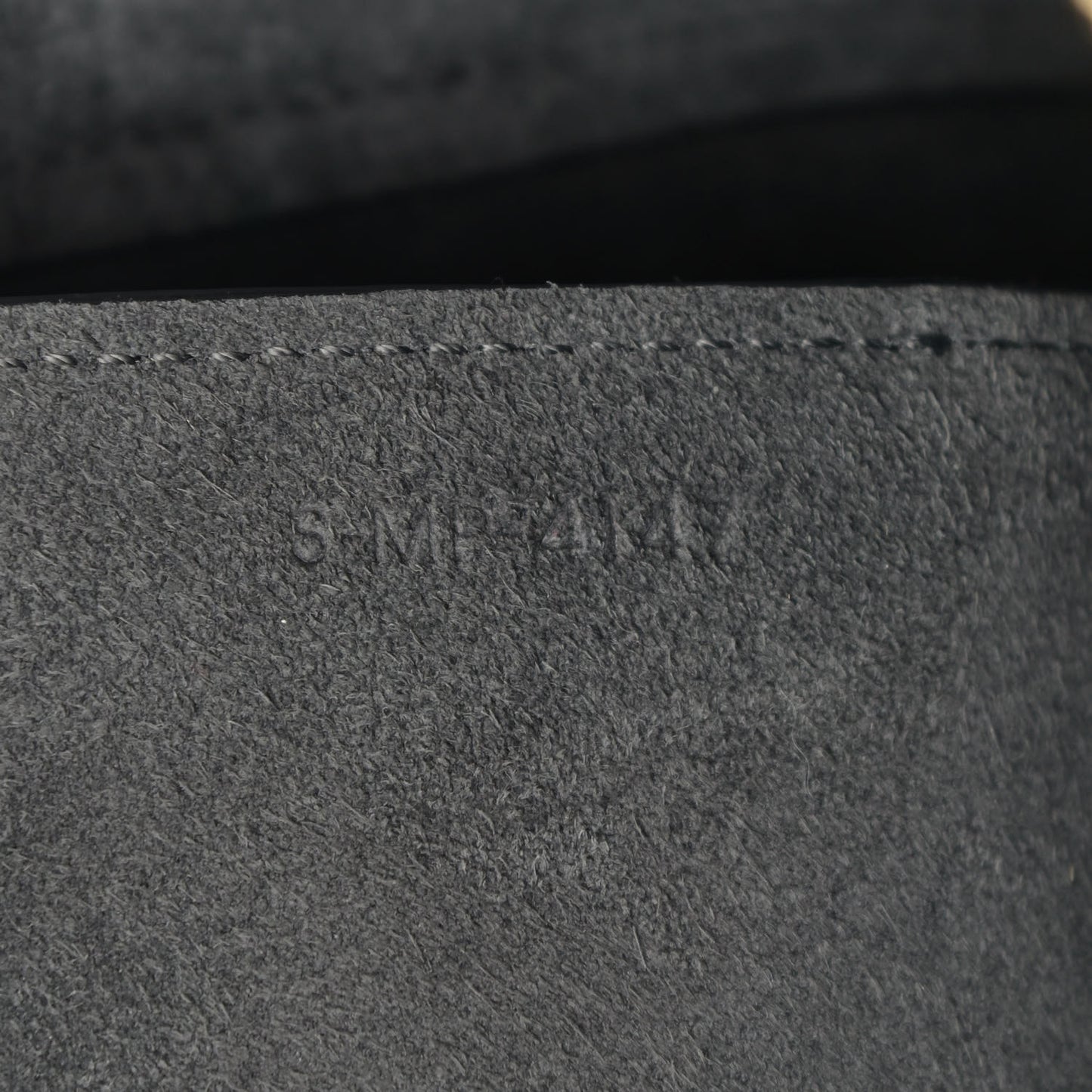 Grained Calfskin Mini Belt Bag Grey