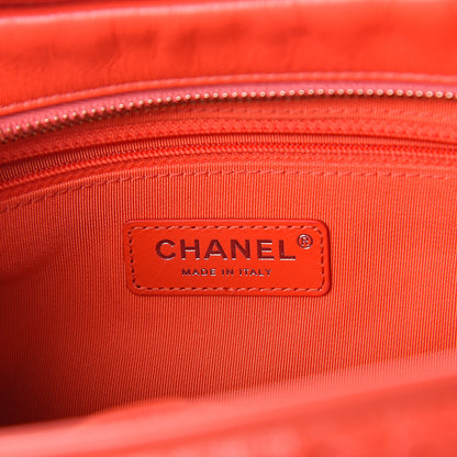 Chanel Aged Calfskin Quilted Medium Gabrielle Hobo Red 5 of 8