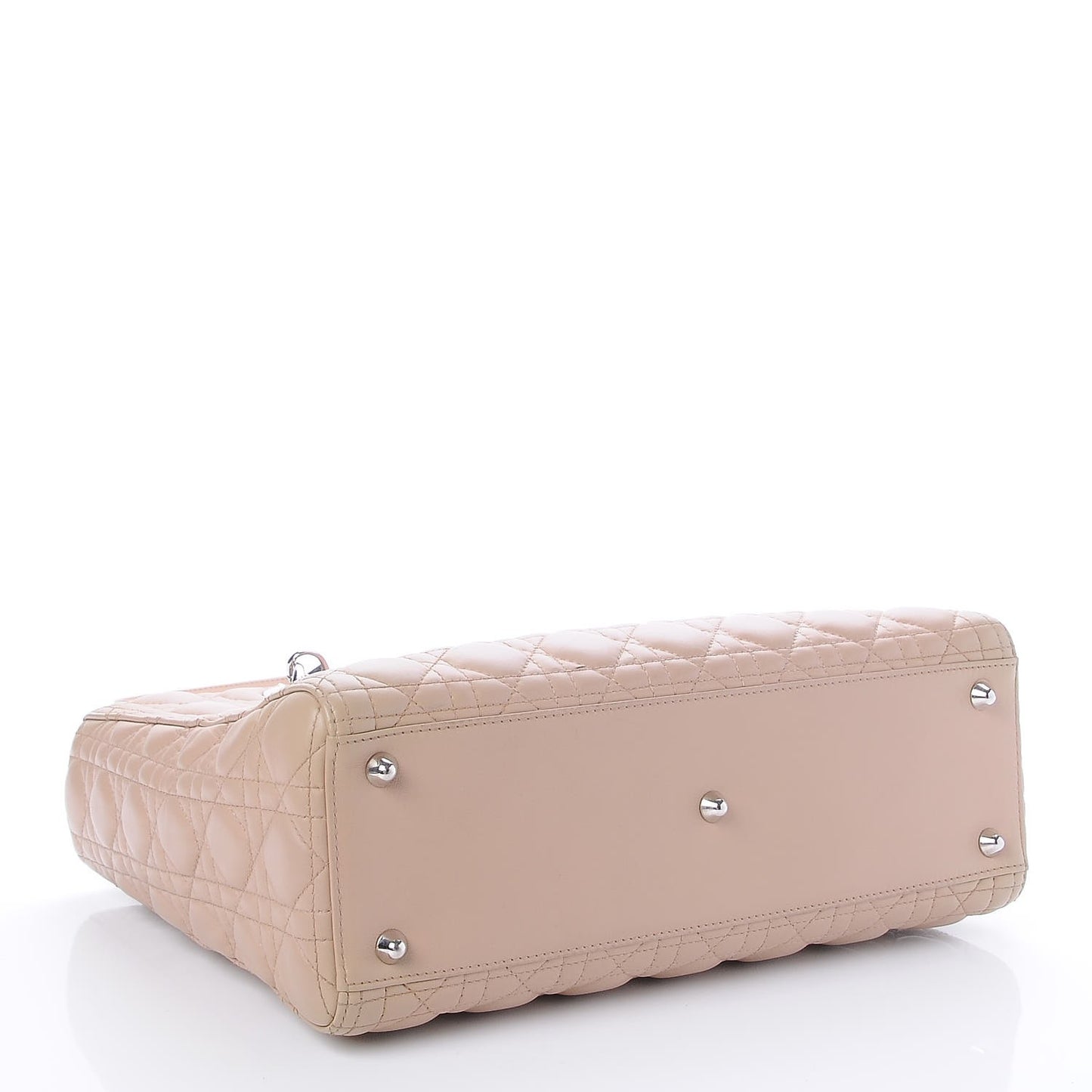 Lambskin Cannage Large Lady Dior Beige