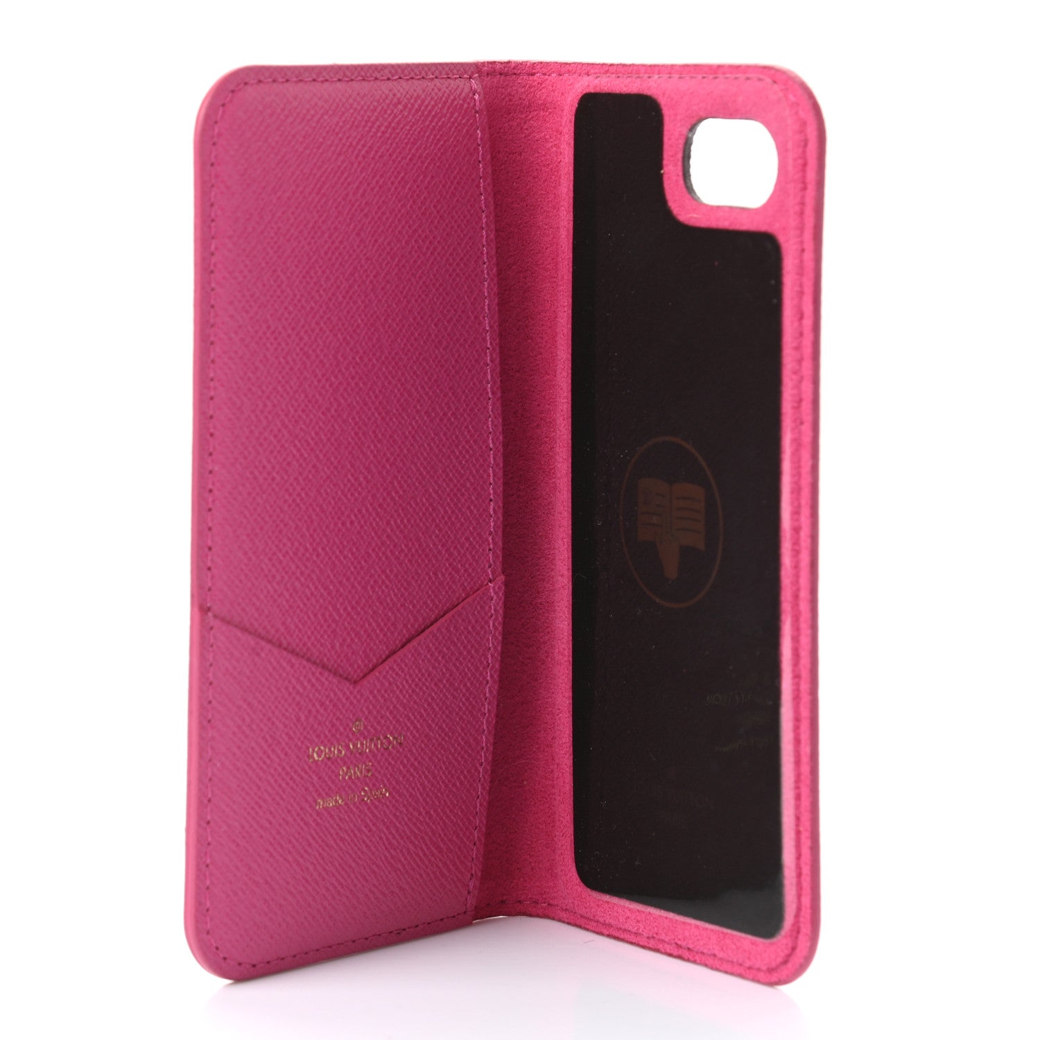 Louis Vuitton Monogram iPhone X Folio Case Rose Pop 5 of 8