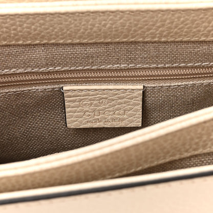 Gucci Dollar Calfskin Interlocking G Crossbody Bag Mystic White 6 of 9