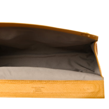 Hermes Courchevel Karo PM Jaune 5 of 9