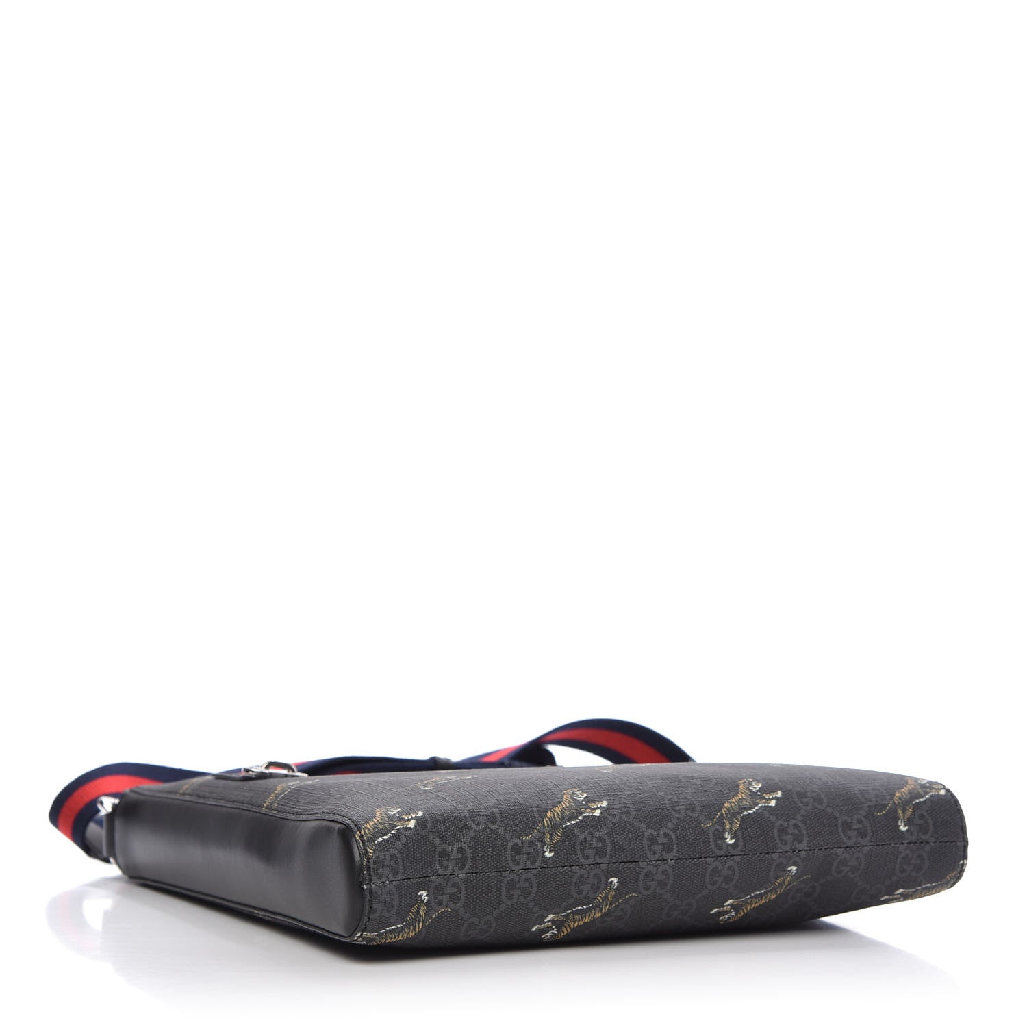 Gucci GG Supreme Monogram Tigers Web Messenger Bag Black Multicolor 4 of 9