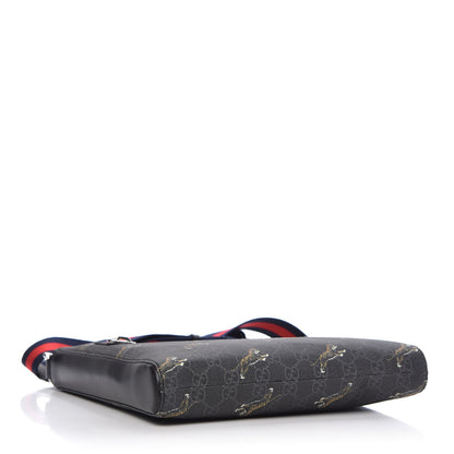 Gucci GG Supreme Monogram Tigers Web Messenger Bag Black Multicolor 4 of 9