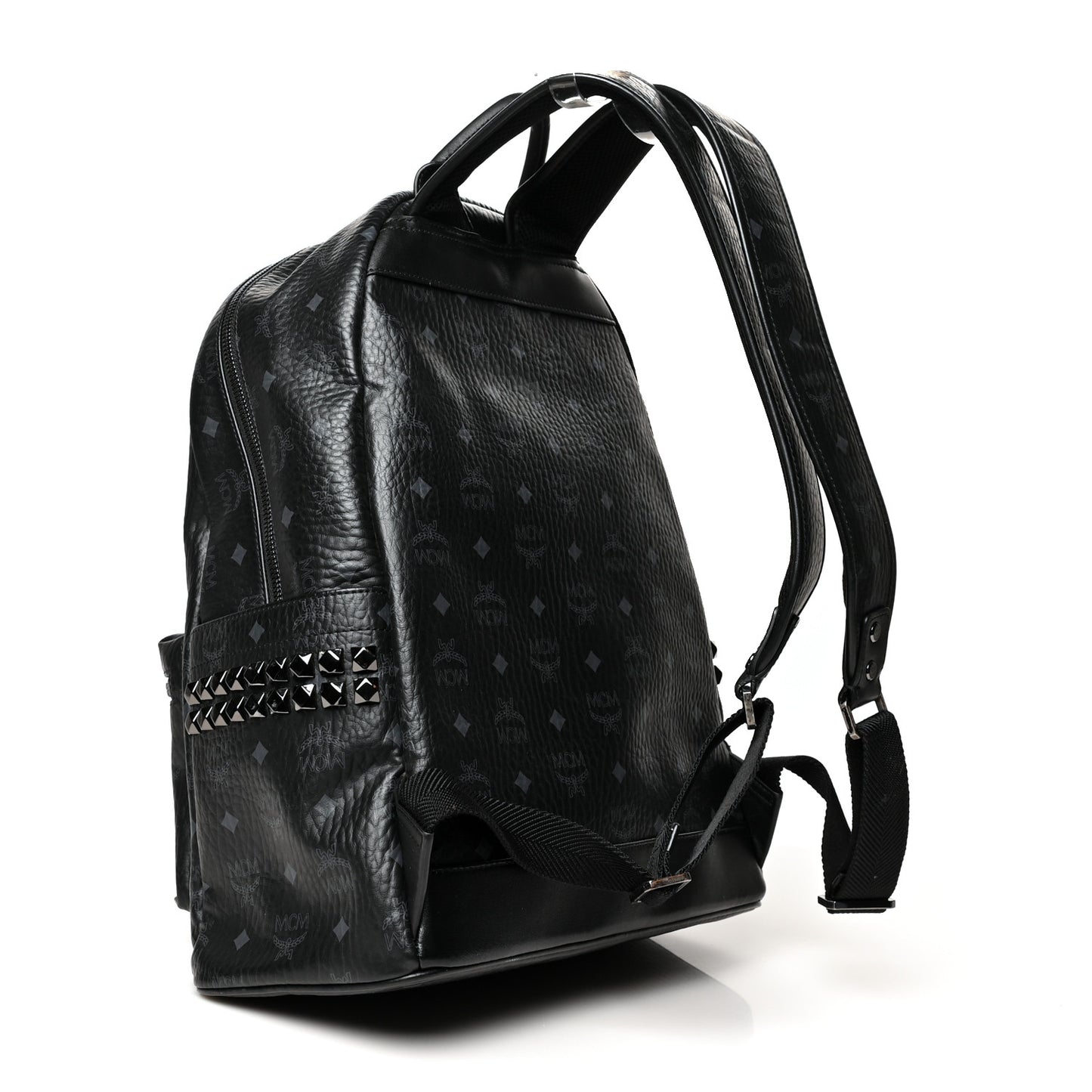 Visetos Medium Side Studs Stark Backpack Black