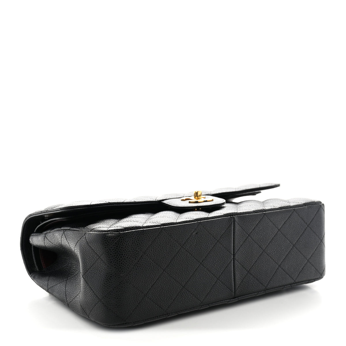 Chanel Caviar Quilted Jumbo Double Flap Black 4 of 10