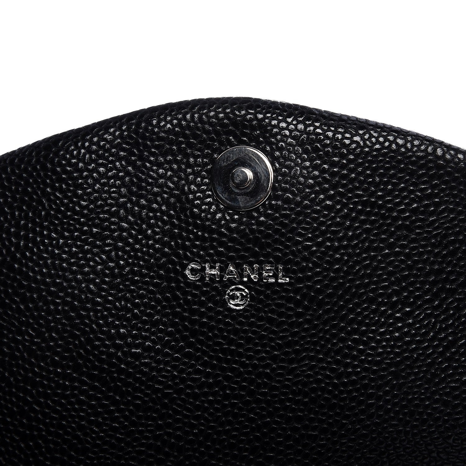 Chanel Caviar Half Moon Wallet On Chain WOC Black 6 of 9