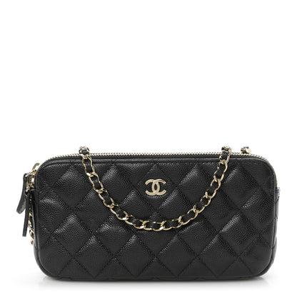 Chanel Caviar Quilted Small Clutch With Chain Black 1 of 12