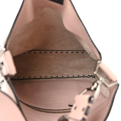 Valentino Garavani Pebbled Calfskin Small Rockstud Flip-Lock Messenger Bag Poudre 5 of 9