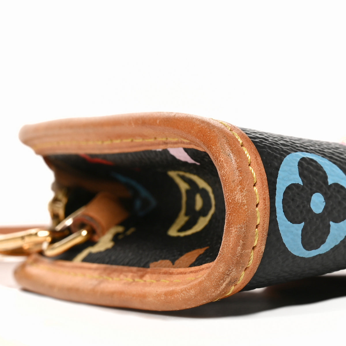 Louis Vuitton Monogram Multicolor Shirley Black 8 of 9