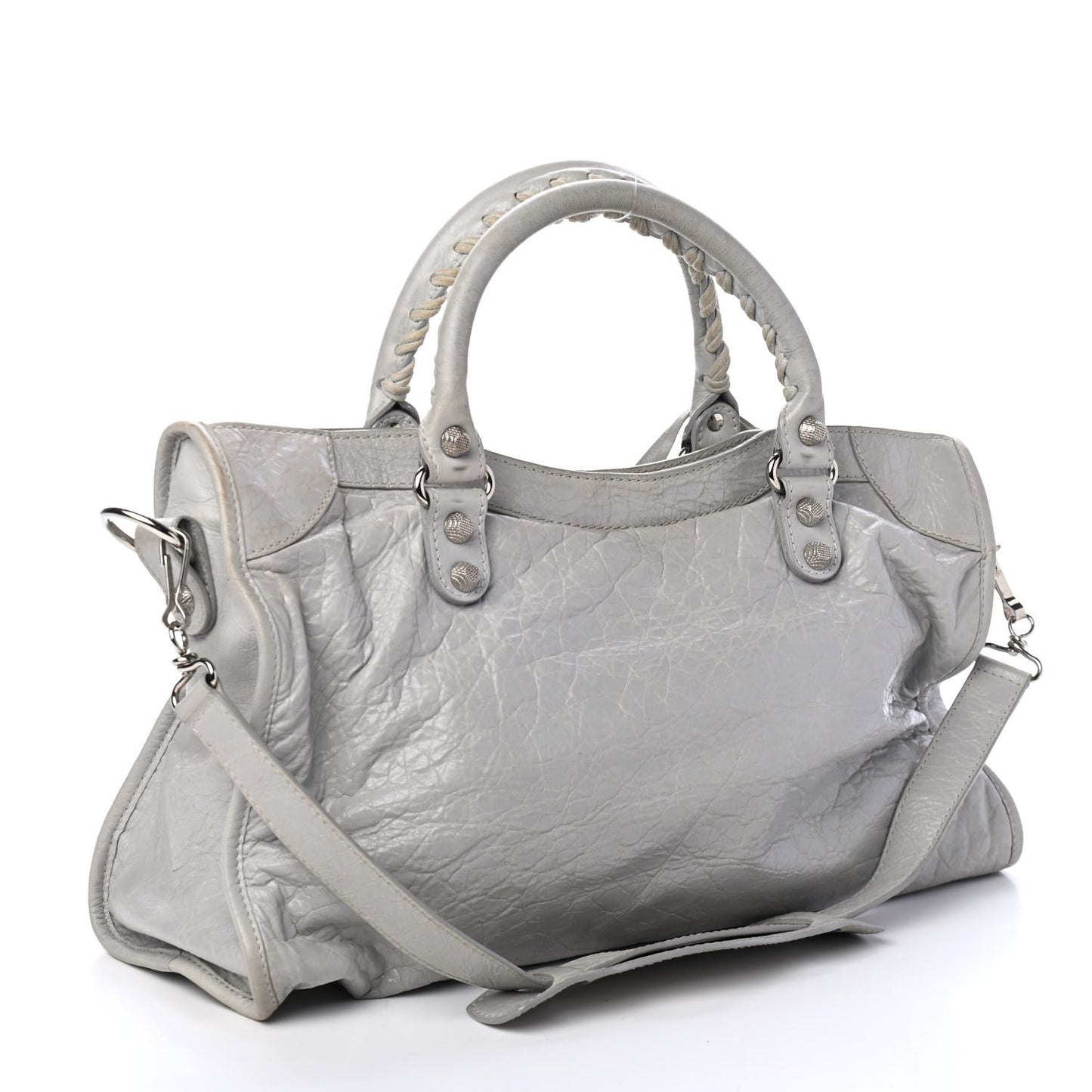 Agneau Giant 12 Silver Hardware City Gris Ciment