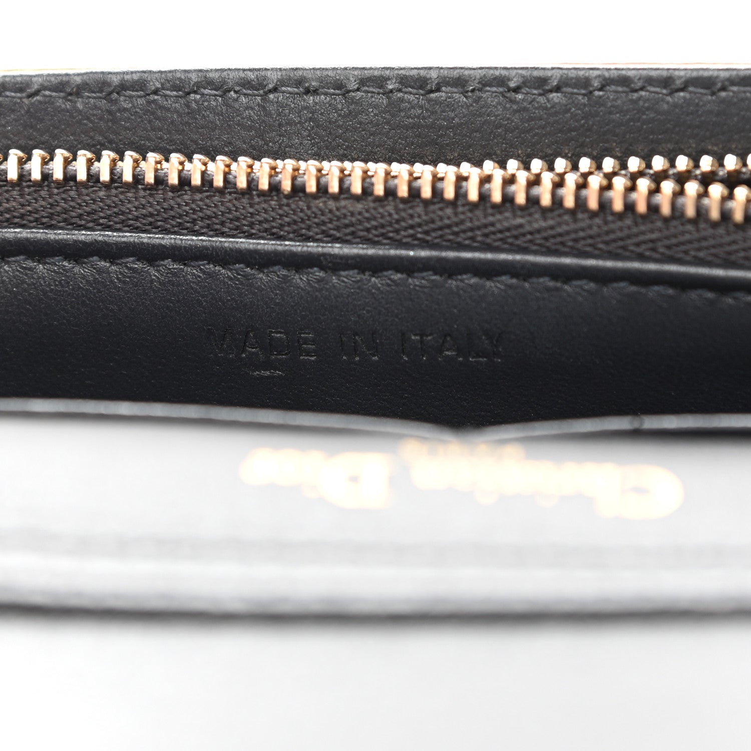 Christian Dior Metallic Patent Micro-Cannage Medium Diorama Flap Bag Gold 6 of 12