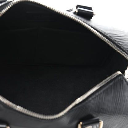 Louis Vuitton Epi Speedy Bandouliere 25 Black 5 of 12