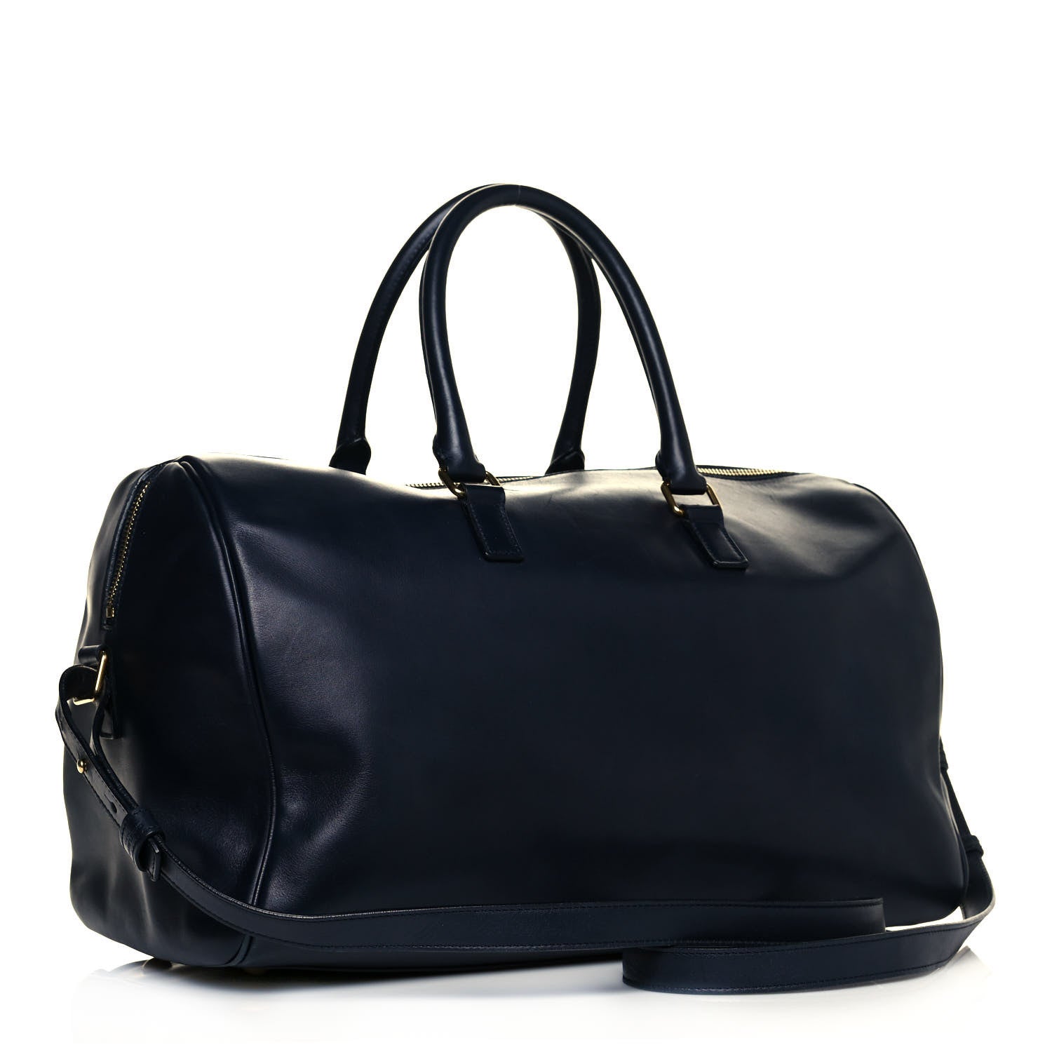 Saint Laurent Calfskin Classic Duffle 12 Marine 2 of 14