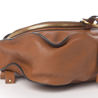 Chloe Calfskin Medium Marcie Round Zip Crossbody Bag Tan 6 of 12