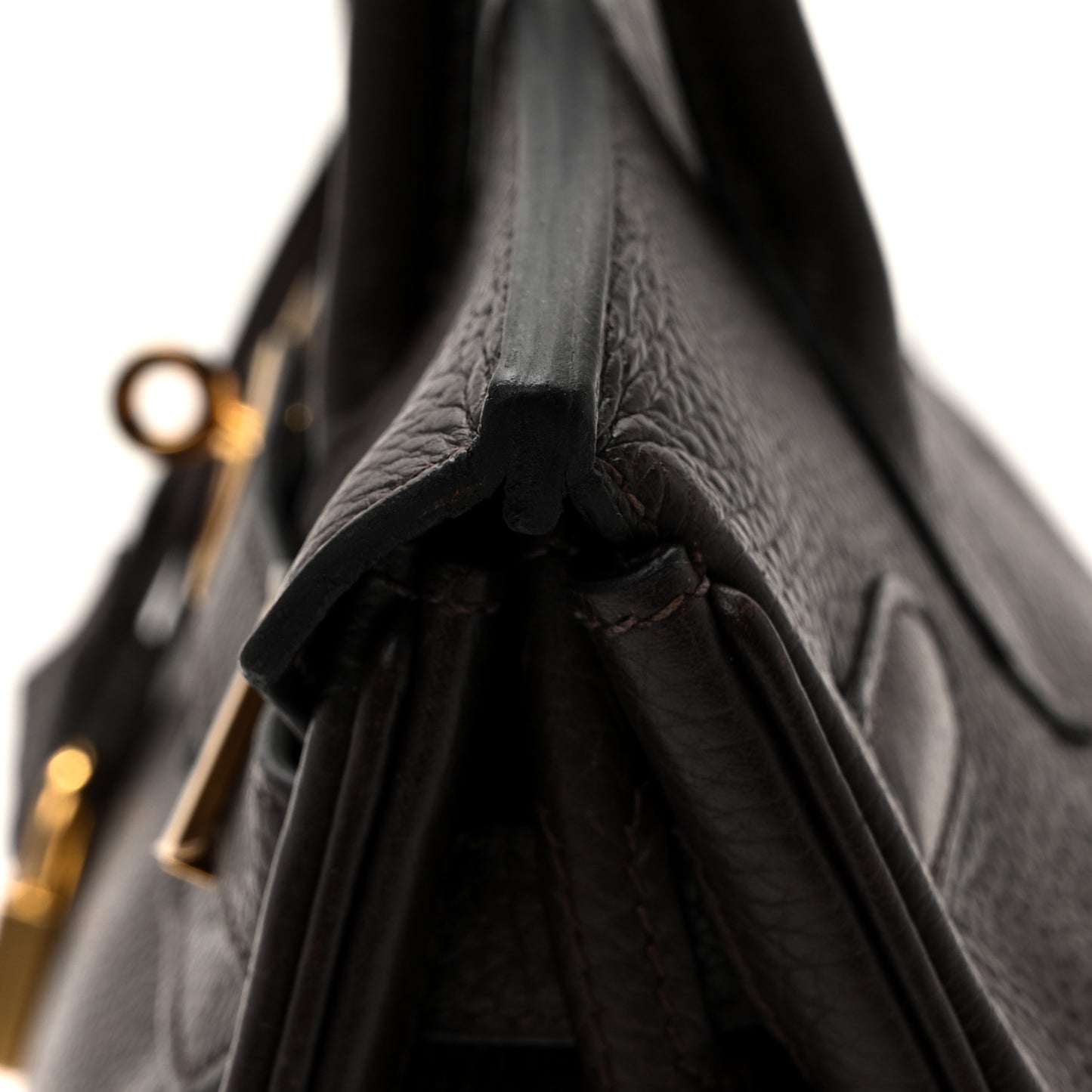 Taurillon Clemence Birkin 30 Chocolate