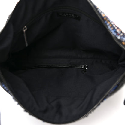 Chanel Tweed Lambskin Small Girl Bag Multicolor Black 5 of 10