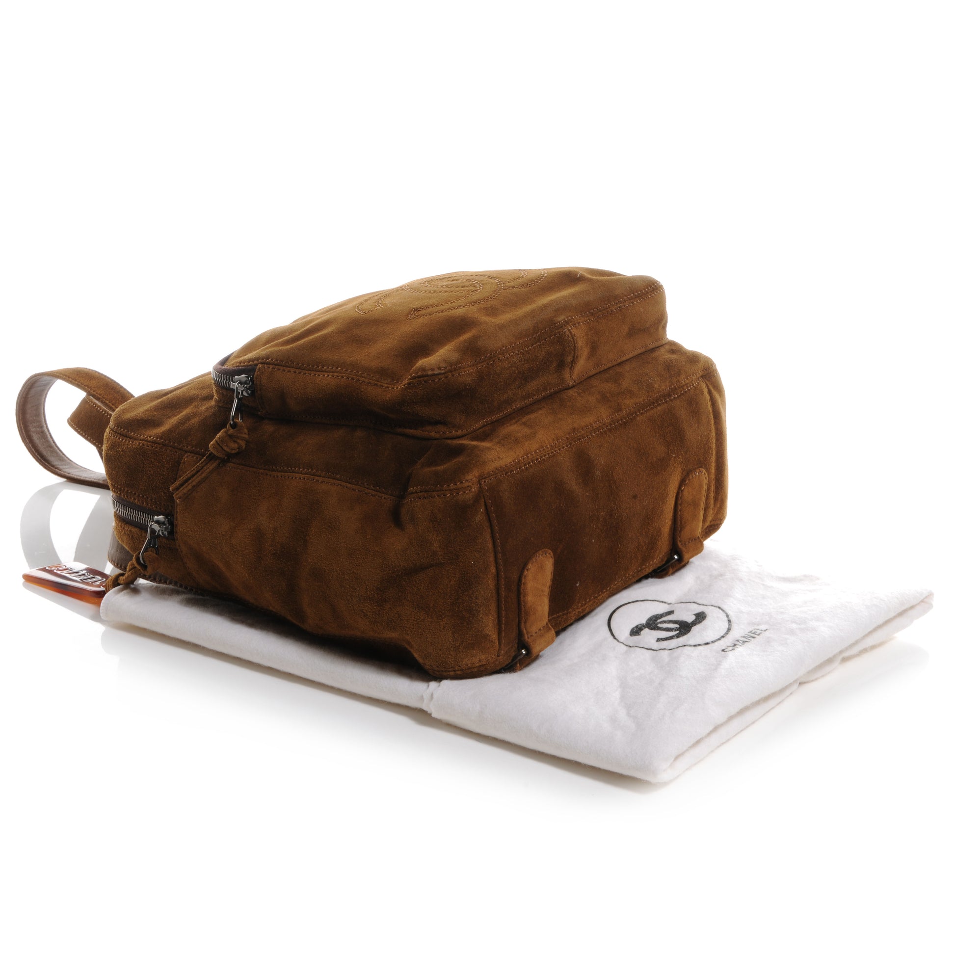 Chanel Suede Backpack Brown 4 of 7