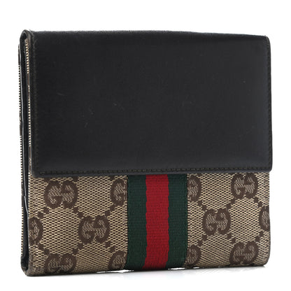 Gucci Monogram Web Wallet Brown 2 of 5