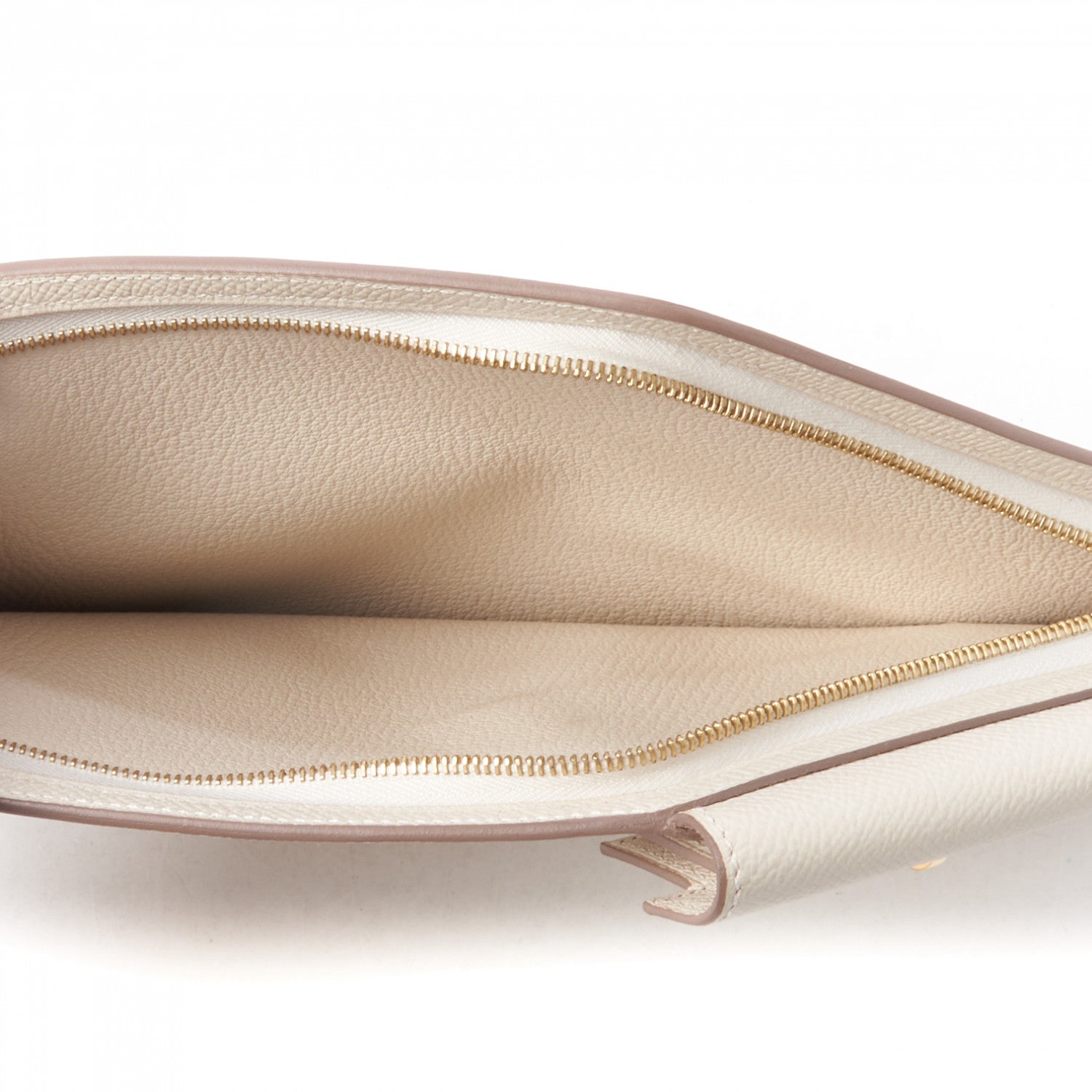 Hermes Epsom Kelly Pocket To Go Pouch Craie 6 of 8