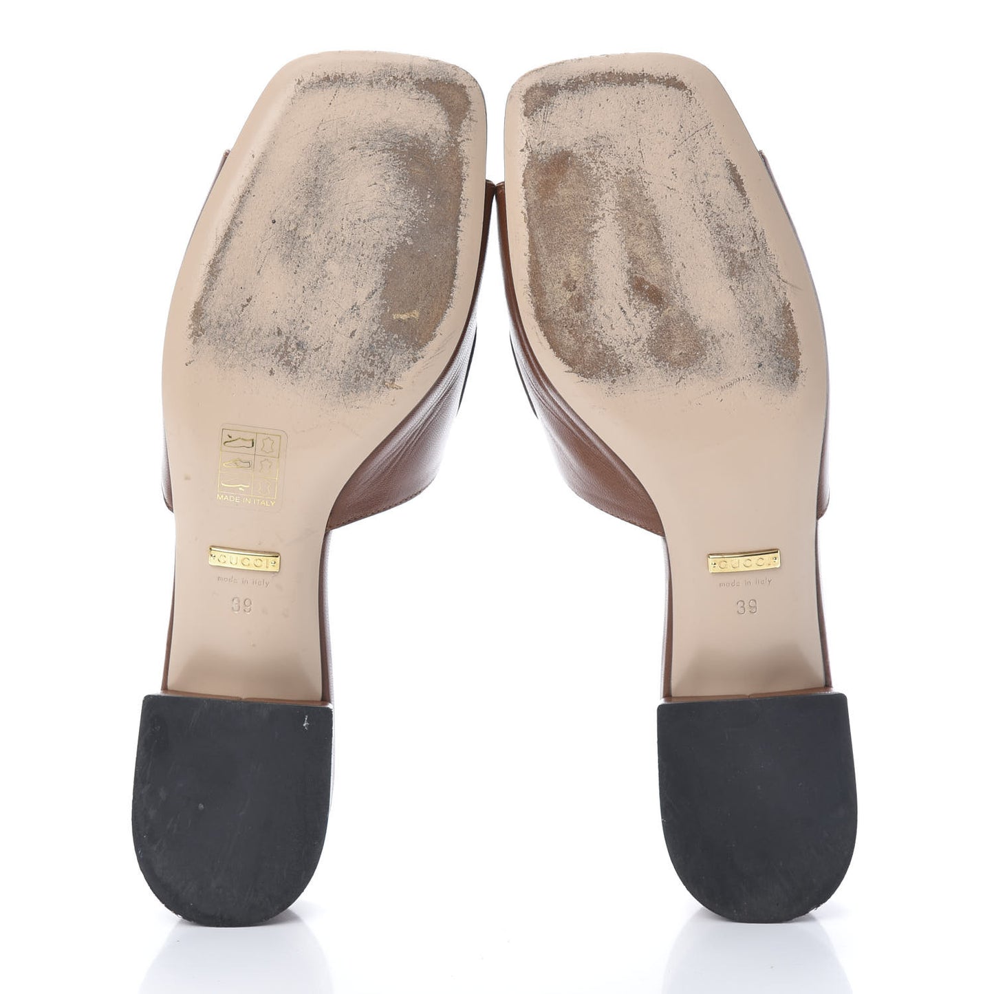 Malaga Kid Zumi Mid Heel Slide Sandals 39 Brown Papaya