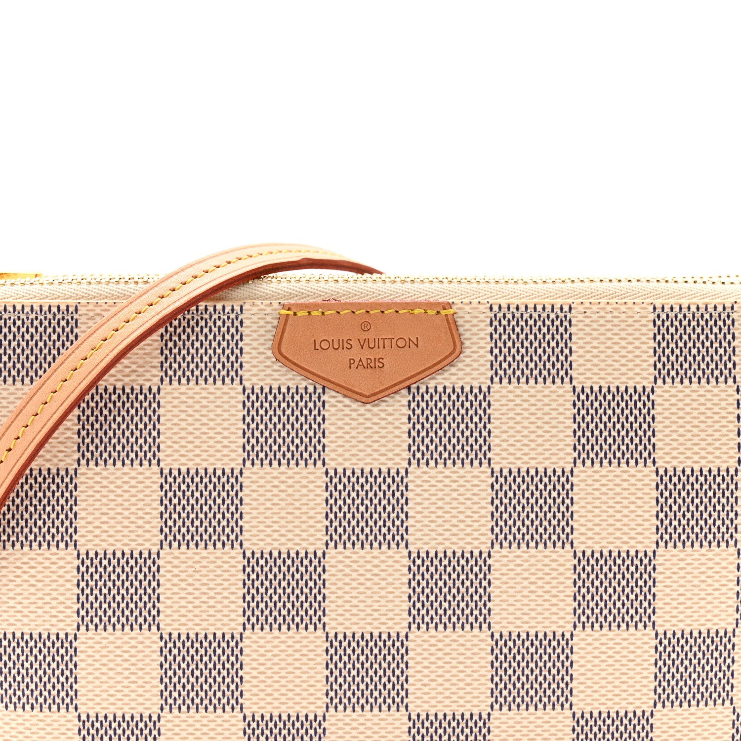 Louis Vuitton Damier Azur Double Zip Pochette 8 of 12