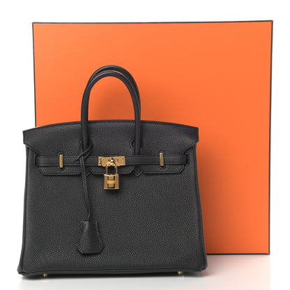 Hermes Togo Birkin 25 Black 10 of 10