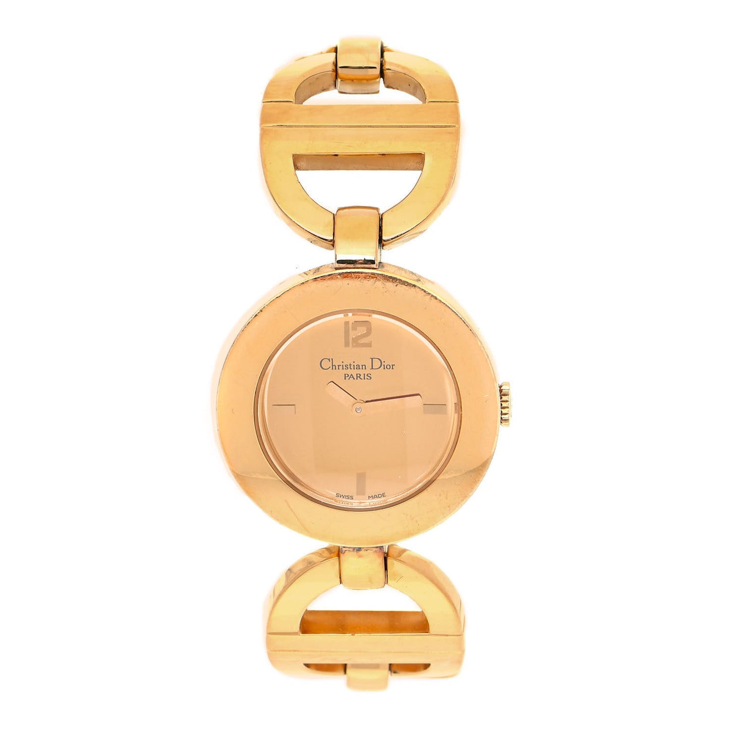 Stainless Steel 25mm Malice Quartz Watch Gold