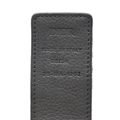 Christian Dior Jacquard Oblique Cosmo Belt 85 34 Grey 5 of 7