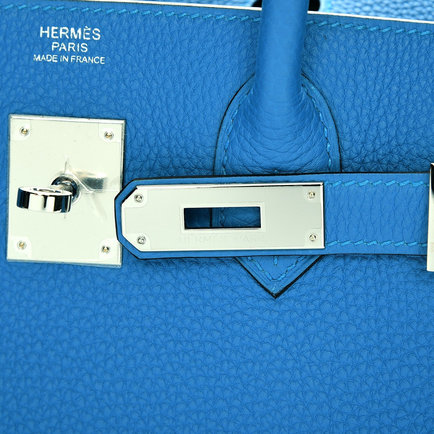 Hermes Togo Birkin 30 Bleu Zanzibar Malachite 12 of 28