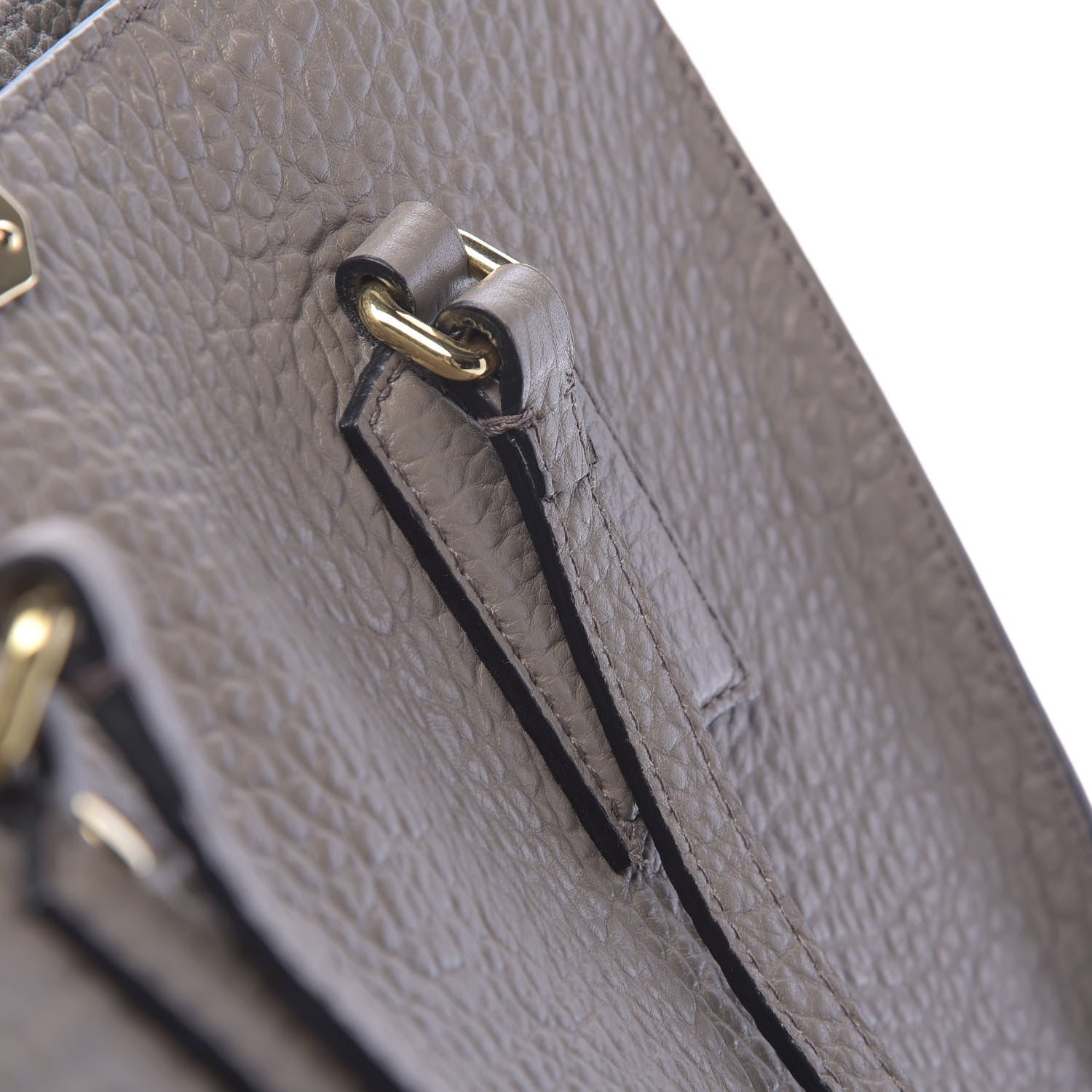 Burberry Heritage Grain Medium Woodbury Tote Pale Taupe 14 of 24