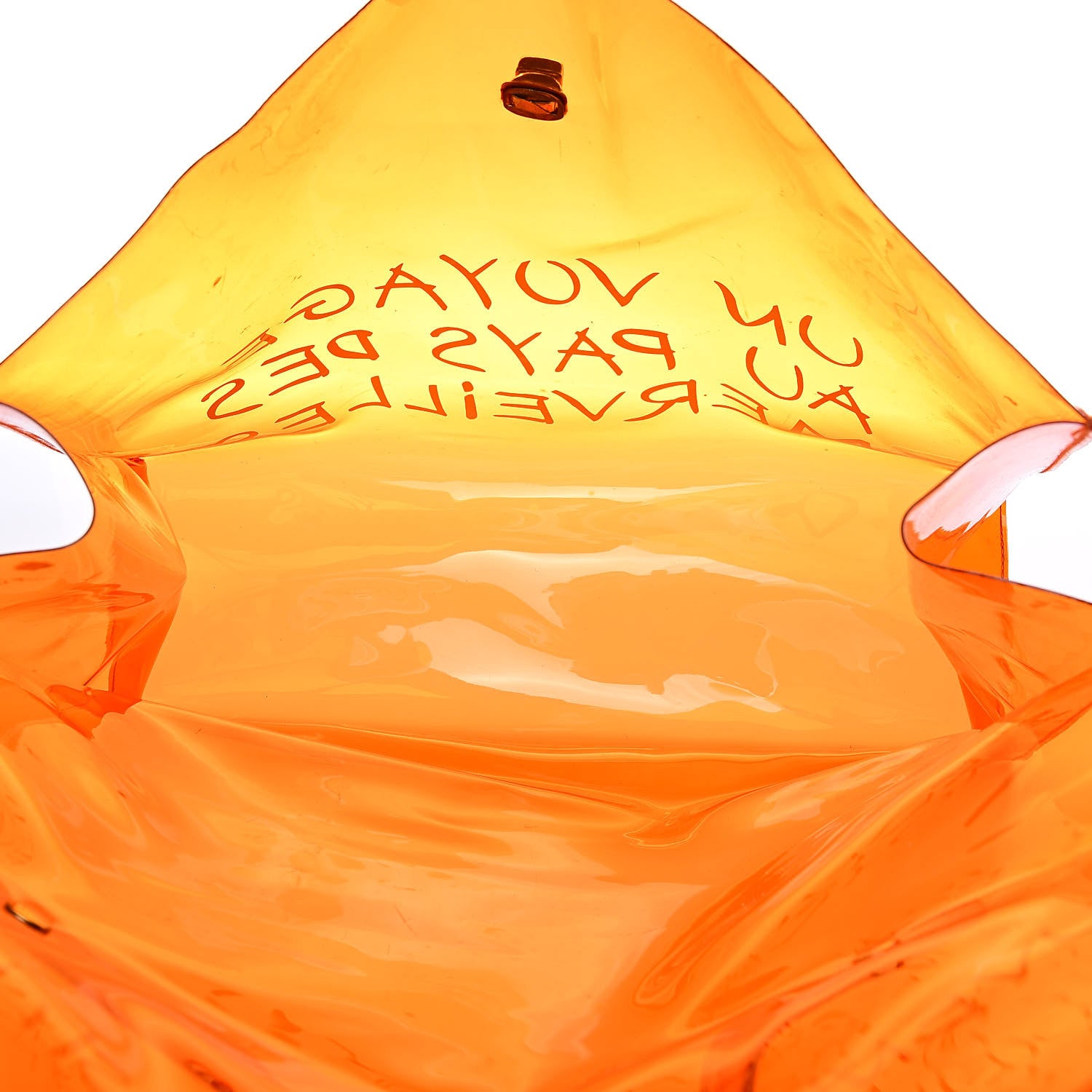 Hermes Vinyl Souvenir De L'Exposition Kelly Orange 5 of 16