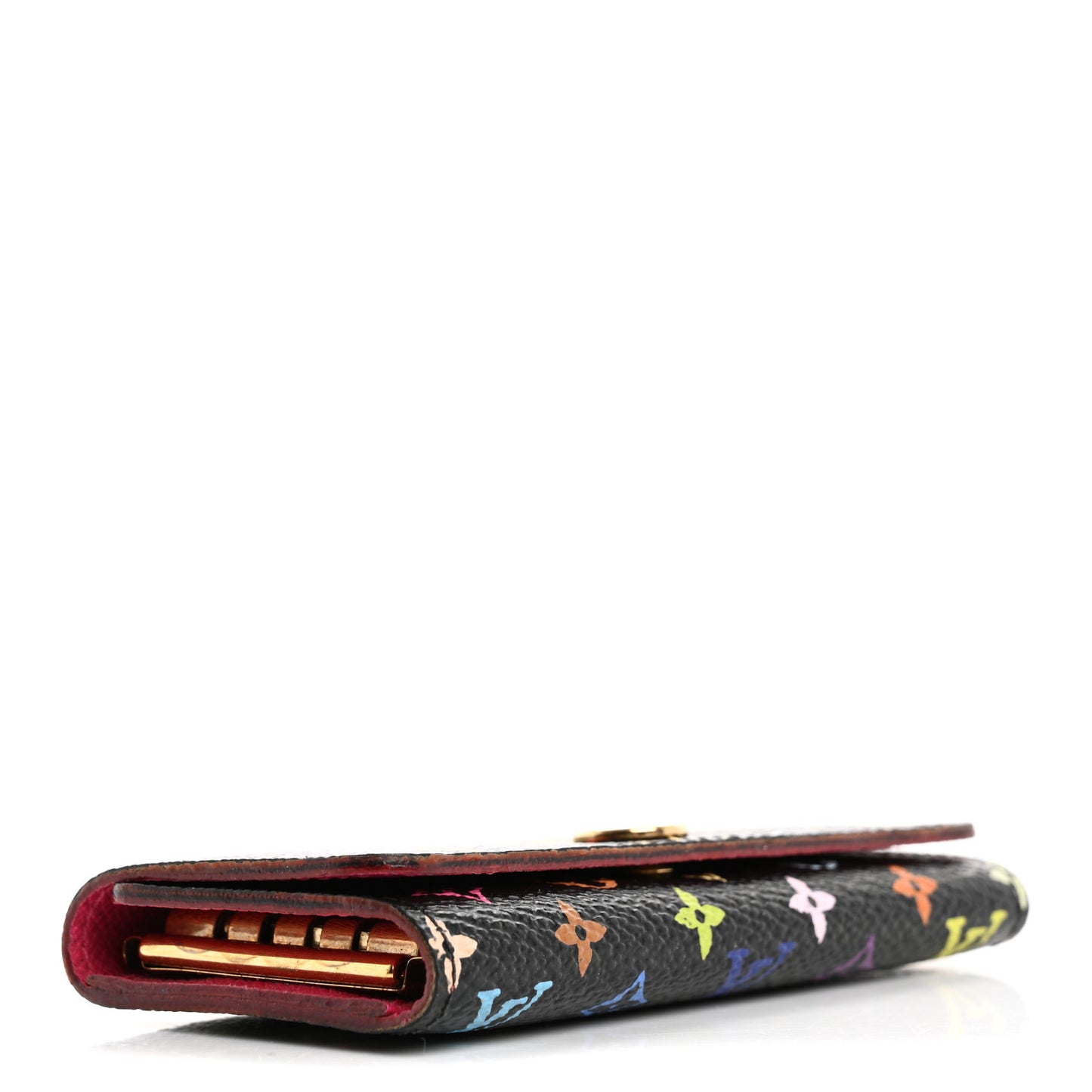 Monogram Multicolor Multicles 4 Key Holder Black Grenade