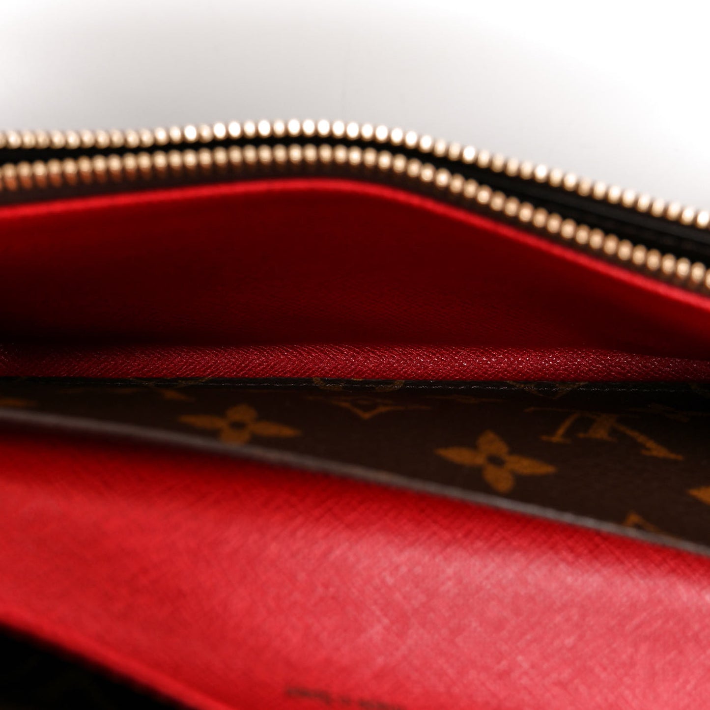 Monogram Emilie Wallet Rouge