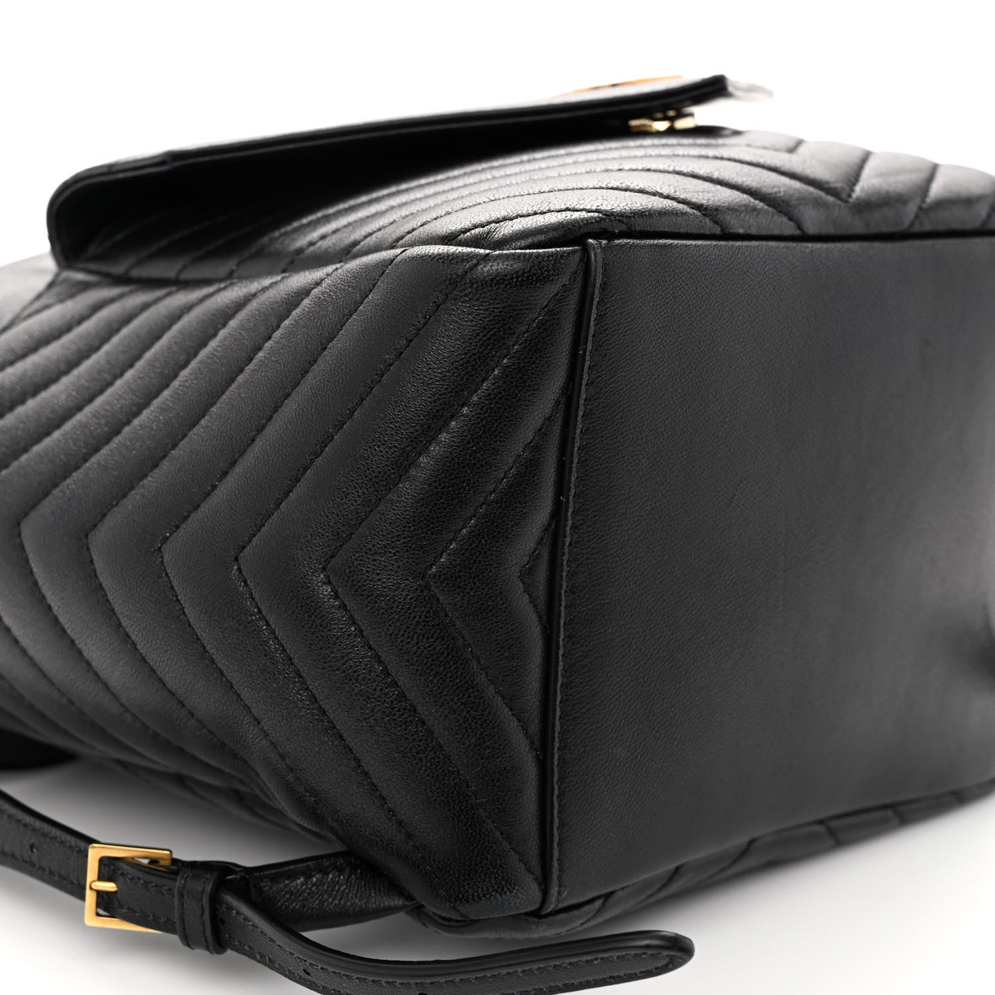Lambskin Matelasse Monogram Joe Backpack Black
