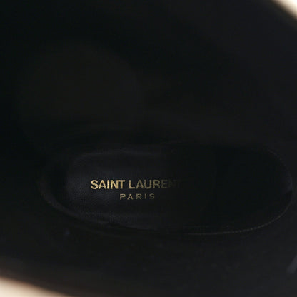 Saint Laurent Calfskin Jane Knee High 90 Boots 40 Beige 7 of 8