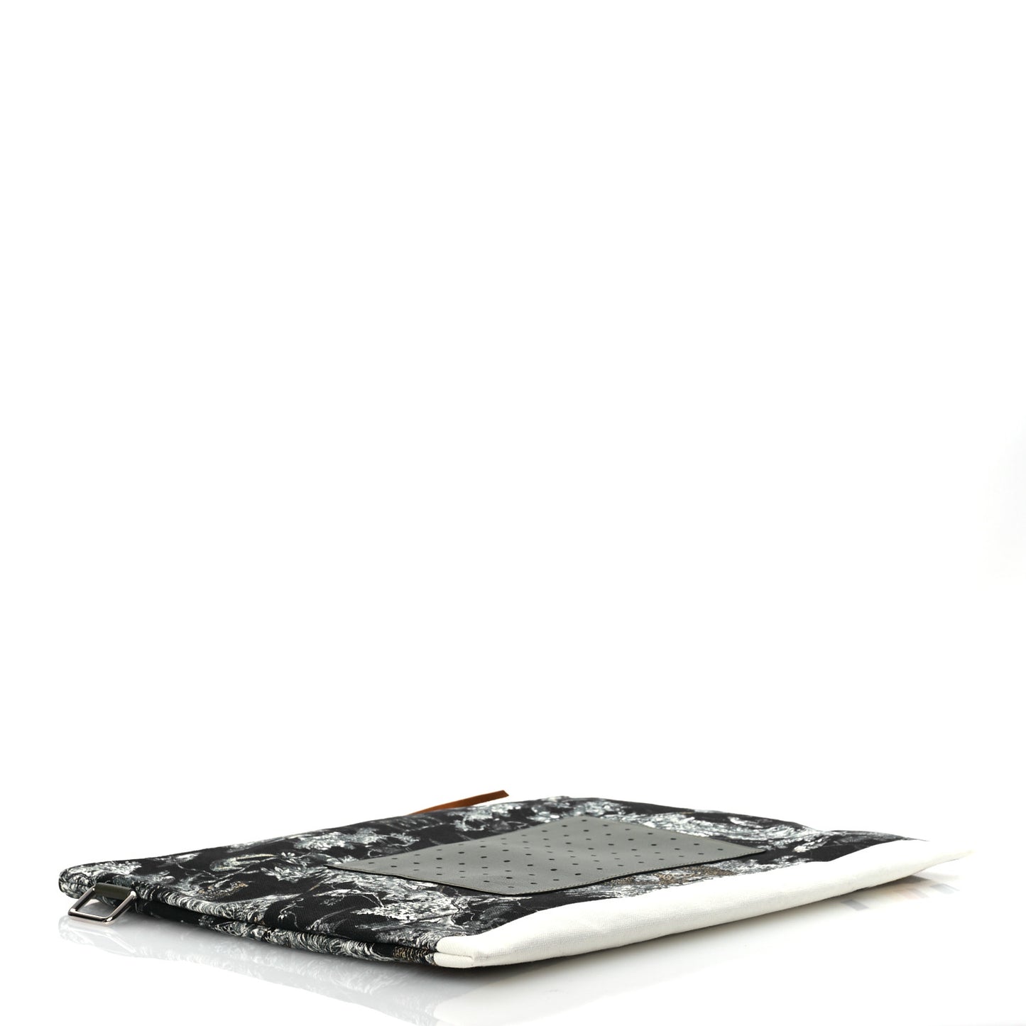 Cotton Goatskin Navette Petit H Pouch GM
