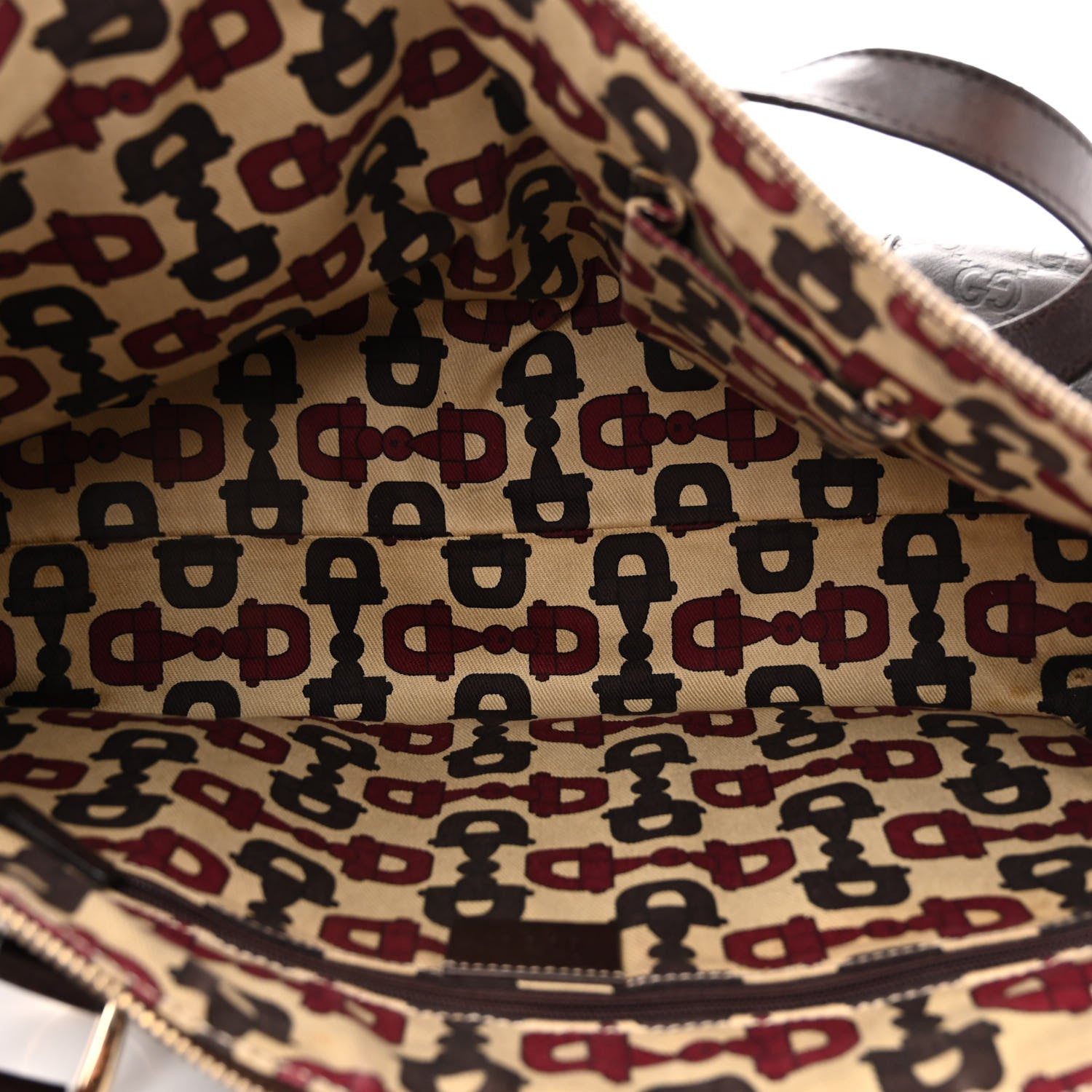 Gucci Guccissima Medium Abbey Tote Dark Brown 5 of 12