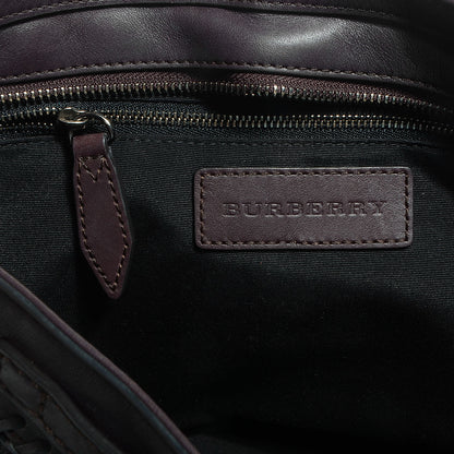 Burberry Soft Leather Waltham Plum 10 of 13
