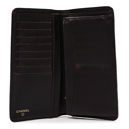 Chanel Caviar Quilted Yen Wallet Black 6 of 10