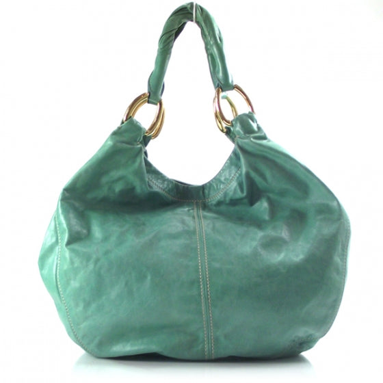 Vitello Leather Large Hobo