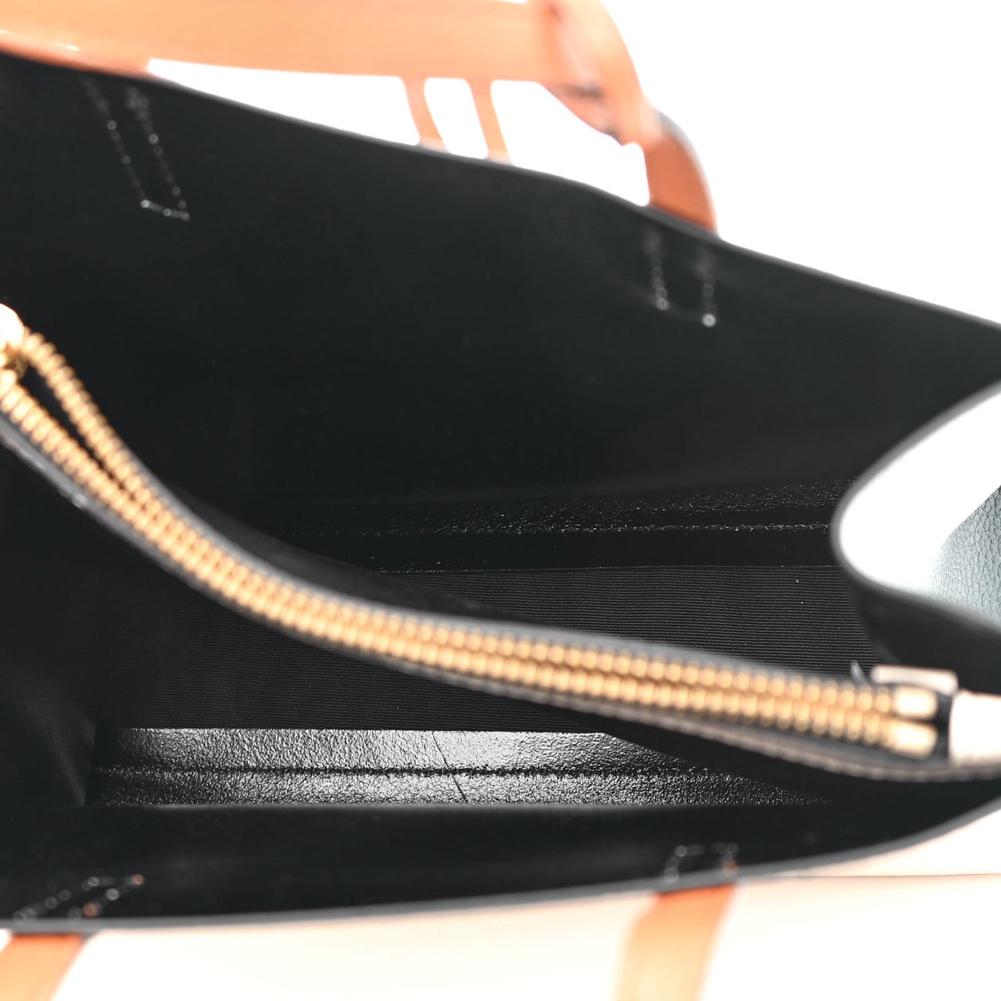 Calfskin Mini Grind Tote Bag Sandshell Multicolor
