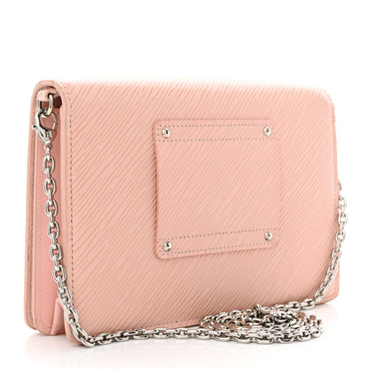 Louis Vuitton Epi Twist Belt Chain Wallet Rose Ballerine 3 of 10