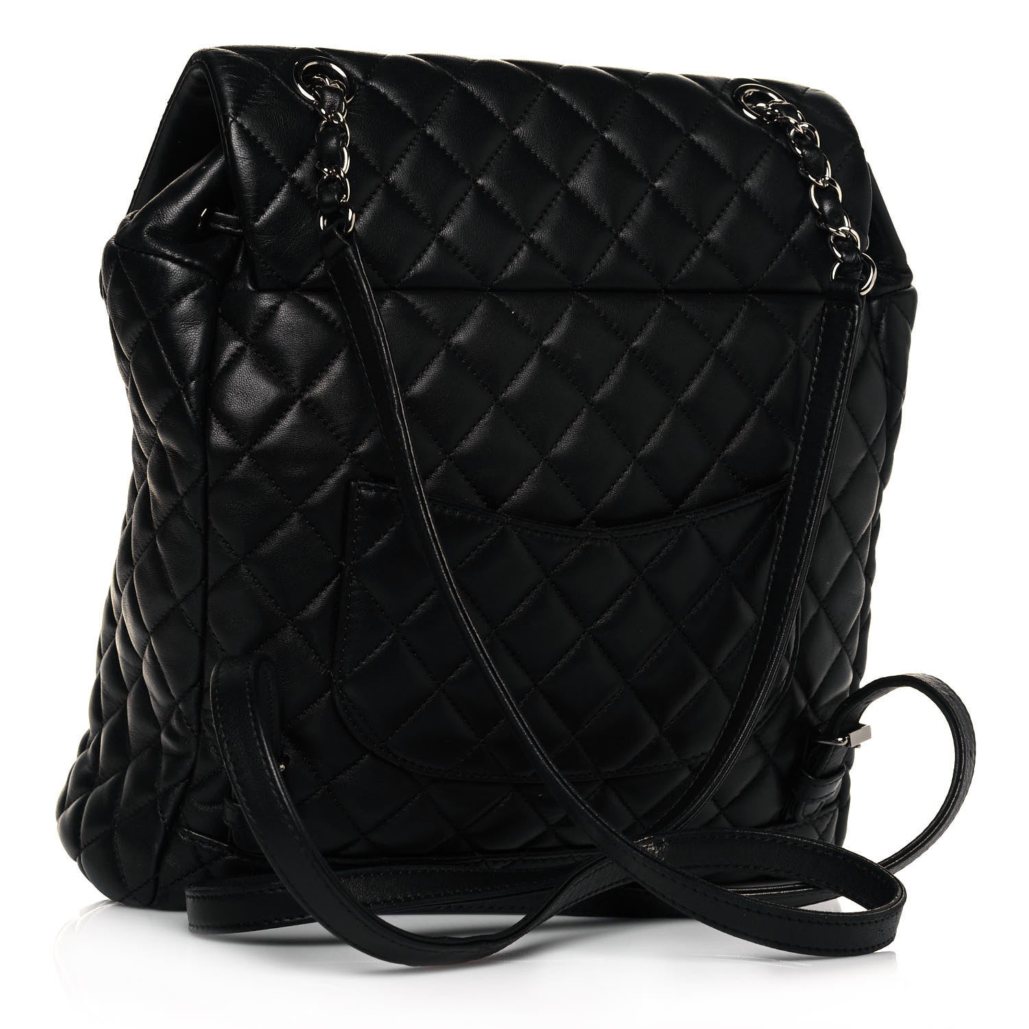 Chanel Lambskin Quilted Large Urban Spirit Backpack Black 3 of 13